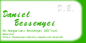 daniel bessenyei business card